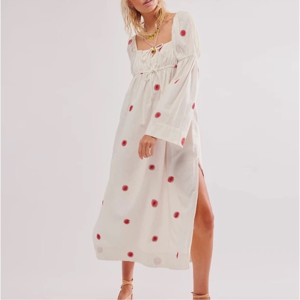 Free People Emory Embroidered Dress